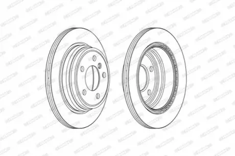 Диск тормозной FERODO DDF2313C