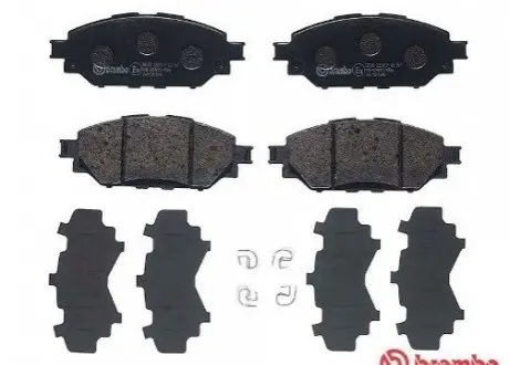 Гальмівні колодки дискові BREMBO P83167