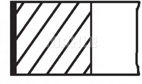 Комплект поршневых колец MAHLE MAHLE / KNECHT 001RS001630N0