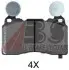 Гальмівні колодки  пер. Tesla Model S/INSIGNIA B A.B.S. 35051