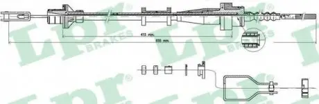 Трос, управление сцеплением LPR C0114C
