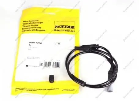 Фото 1 - датчик зносу гальмівних колодок TEXTAR 98047700 Датчик зносу гальмівних колодок TEXTAR 98047700 (фото 1)