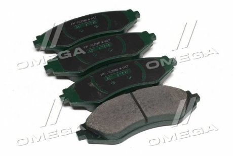 Комплект тормозных колодок, дисковый тормоз GM 96281937 (фото 1)