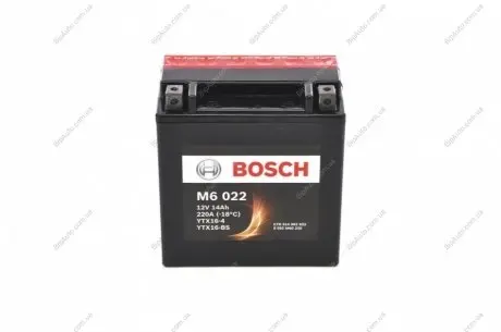 Стартерная аккумуляторная батарея, Стартерная аккумуляторная батарея BOSCH 0092M60220 (фото 1)