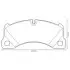 Комплект тормозных колодок, дисковый тормоз Jurid 573329JC (фото 1)