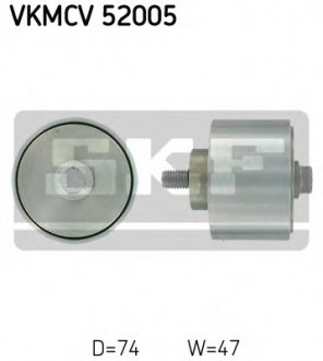 Паразитный / ведущий ролик, поликлиновой ремень SKF VKMCV 52005