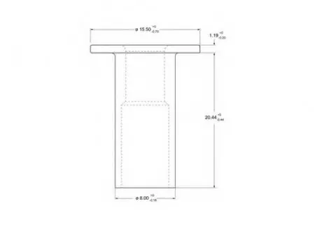 Комплект заклепок стальная трубчатая 8x20 BERAL 93060