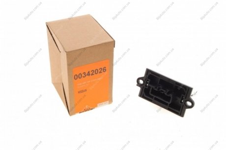Резистор вентилятора пічки Nissan Micra 03-10/Note 06-12 NRF 342026 (фото 1)