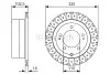 Гальмівний диск TOYOTA Land Cruiser J6/J7/J10 \'\'R \'\'98-07 PR2 BOSCH 0986479U32 (фото 1)