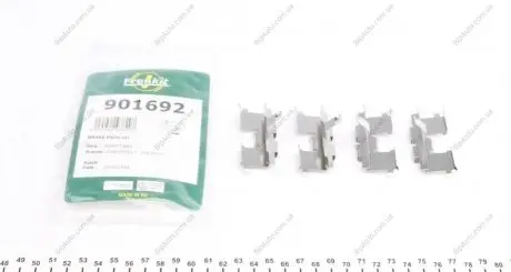 Планка супорта (заднього) прижимна (к-кт) Chevrolet Lacetti/Daewoo Nubira 97- FRENKIT 901692