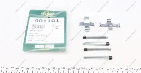 Планка супорта (заднього) прижимна (к-кт) Opel Astra 91-01 (Ate) FRENKIT 901101