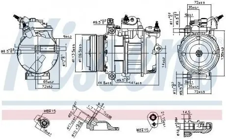 Компрессор NISSENS 890419