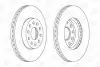 Гальмівний диск передній VW Caddy, Golf / Audi A3 / Seat Leon / Skoda Octavia CHAMPION 562235CH (фото 1)