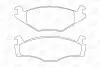 Гальмівні колодки передні VW Caddy, Golf 1-3, Jetta, Passat / Seat Cordoba, Ibiza, Inca, Toledo CHAMPION 571317CH