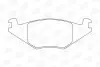 Гальмівні колодки передні VW Golf, Jetta, Polo / Seat Cordoba, Ibiza CHAMPION 571315CH (фото 1)