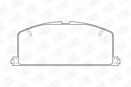 Гальмівні колодки передні Toyota Camry / Carina / Celica / Corolla CHAMPION 572255CH