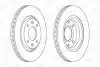 Диск гальмівний CITROEN C3, C4, PEUGEOT 207 передн., вент. (пр-во CHAMPION) 562128CH