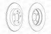 Тормозной диск задний Audi A3, TT / Skoda Octavia / VW Bora, Golf CHAMPION 562177CH