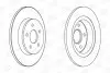 Тормозной диск задний FORD C-MAX, FOCUS C-MAX, FOCUS/ VOLVO C30, C70, S40, V40, V50 CHAMPION 562411CH