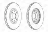 Тормозной диск передний Opel Mokka / Peugeot 2008, 208, 3008, 308, 5008 / Citroen C4 / DS 3, 4, 5 CHAMPION 562641CH (фото 1)