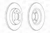 Гальмівний диск передній Seat Inca, Toledo / VW Caddy II, Golf III, Passat, Vento CHAMPION 561491CH (фото 1)