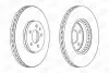 Гальмівний диск передній Audi A4, A5, Q5 CHAMPION 562511CH (фото 1)