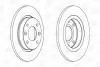 Тормозной диск передний Peugeot 106, 205, 306, 309, 405 / Citroen AX, C15, Saxo, ZX CHAMPION 561253CH