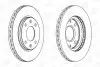 Диск тормозной CITROEN XSARA 97-00 ,PEUGEOT 306 94-02. 206 03- передн. (пр-во CHAMPION) 561409CH