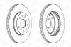 Тормозной диск передний SUZUKI SX4, VITARA/  FIAT SEDICI CHAMPION 562534CH