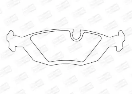 BMW Тормозные колодки задн.323 82-91,520,524,528 CHAMPION 571300CH