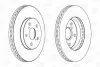 Тормозной диск передний Toyota Camry, Harrier, Previa / Lexus ES, RX CHAMPION 563047CH