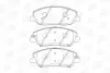 Колодка торм. диск. HYUNDAI SANTA FE, передн. CHAMPION 572607CH (фото 1)