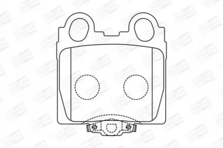 Тормозные колодки задние Toyota Altezza, Mark II, Verossa / Lexus GS, IS, SC CHAMPION 573681CH