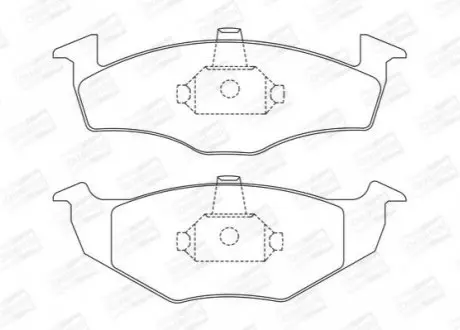 Колодка торм. диск. SEAT IBIZA IV (6L1), SKODA FABIA (6Y2) передн. CHAMPION 571923CH