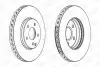 Гальмівний диск передній Mercedes E-Class (W211, S211) (2003->) CHAMPION 563056CH1 563056CH-1