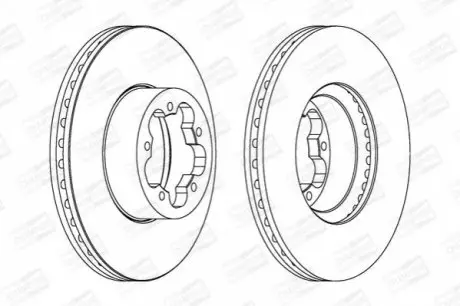 Тормозной диск передний FORD TRANSIT TOURNEO, TRANSIT CHAMPION 562540CH