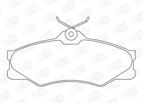 VW Тормозные колодки передн. T3 9/85- CHAMPION 571380CH