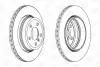 Тормозной диск задний  BMW X3 CHAMPION 562327CH1 562327CH-1