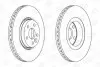 CHAMPION FORD Диск тормозной передн.Galaxy,S-Max,Landrover Freelander,Volvo S60/80 II,V60/70,XC70 06- 562643CH-1 CHAMPION 562643CH-1