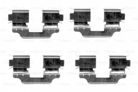 Комплектуючі, колодки дискового гальма BOSCH 1987474341
