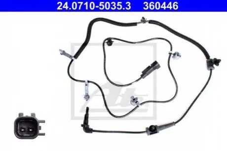 Датчик ABS задн Лів/Прав CHEVROLET MALIBU OPEL INSIGNIA A, INSIGNIA A COUNTRY 1.4-2.4 07.08- 24.0710-5035.3 ATE 24071050353