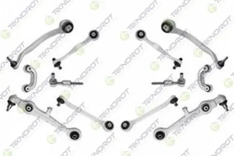 VW К-кт рычагов+тяги стаб.+наконечн.(конус 16mm) Passat,AUDI A4,A8 1.8-6.0 00- TEKNOROT A-153