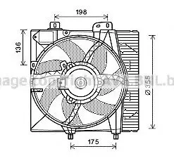 Вентилятор AVA AVA COOLING PE7550