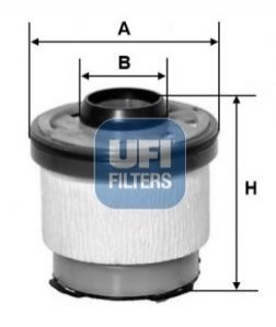 Топливный фильтр UFI 26.102.00