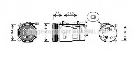 Компрессор, кондиционер AVA QUALITY COOLING AVA COOLING AIAK003