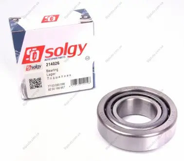 Подшипник (25x52x16.25) SOLGY 214026