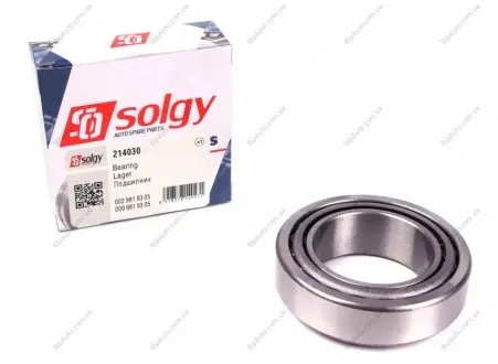 Подшипник (55x90x27) SOLGY 214030