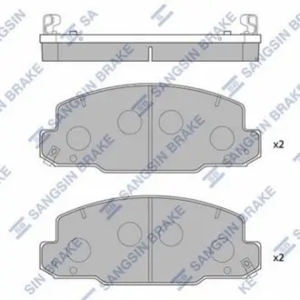 Колодки тормозные передние SANGSIN Hi-Q (SANGSIN) SP1450
