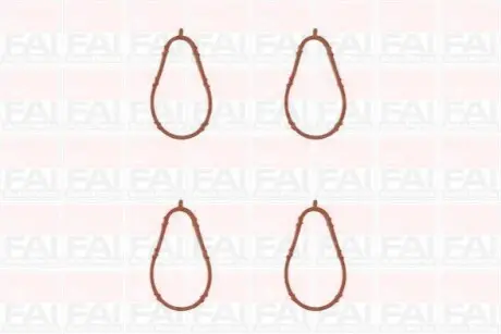 Фото 1 - комплект прокладок, впускной коллектор FAI IM1024 Комплект прокладок, впускной коллектор FAI IM1024 (фото 1)