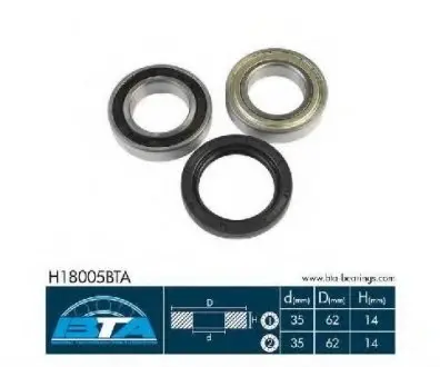 Комплект подшипника ступицы колеса BTA H18005BTA
